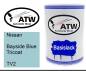 Preview: Nissan, Bayside Blue Tricoat, TV2: 500ml Lackdose, von ATW Autoteile West.